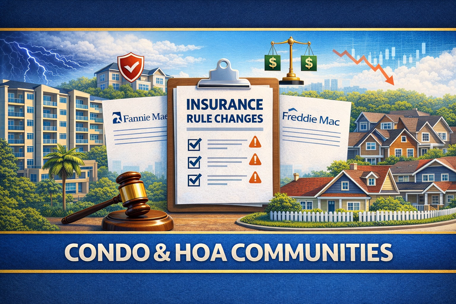 Fannie Mae & Freddie Mac Insurance Rule Changes: What This Means for Condominium and HOA Communities